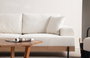 Atelier Del Sofa Eti Oak 3 Seater - White